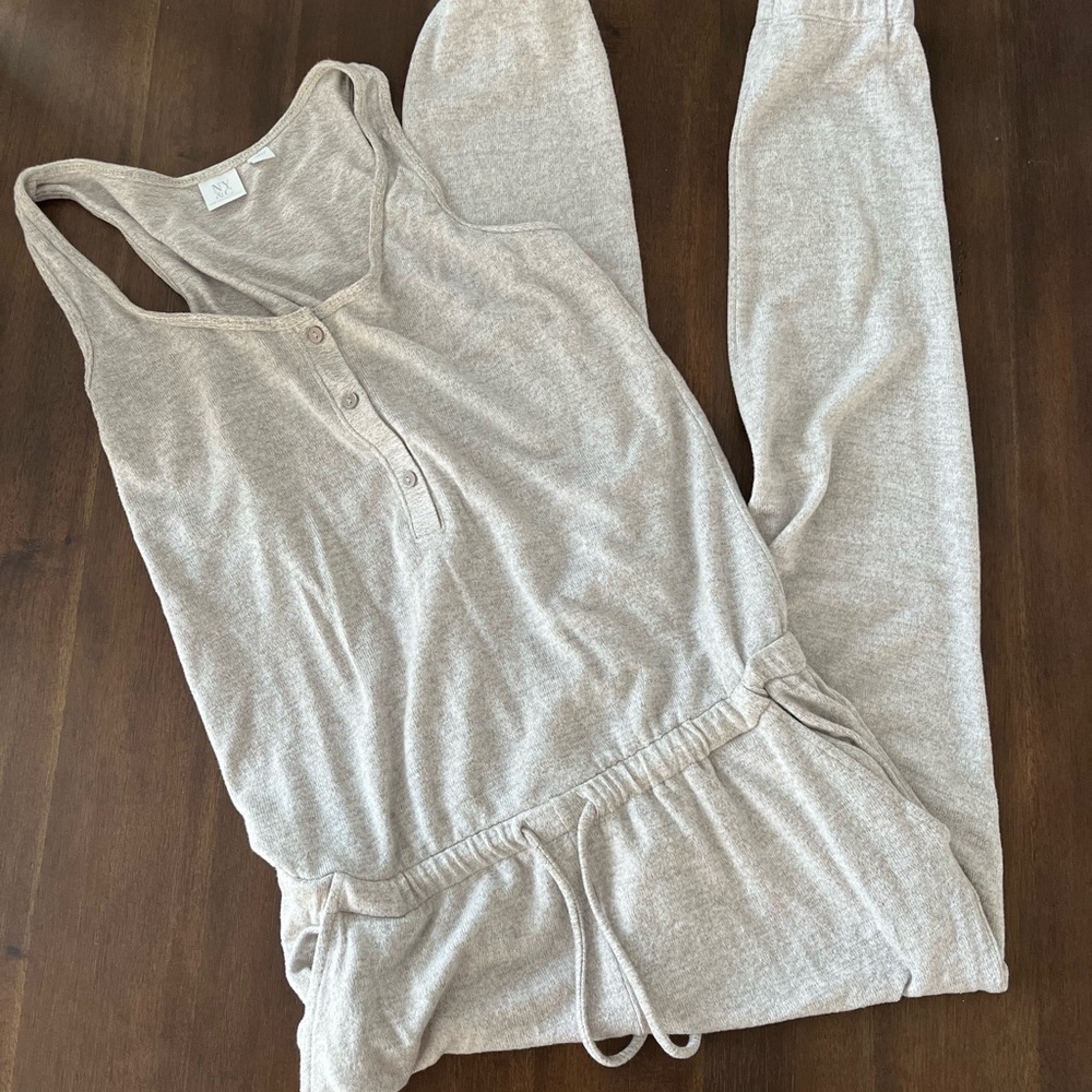 New York and Co NY&C French terry jumpsuit small